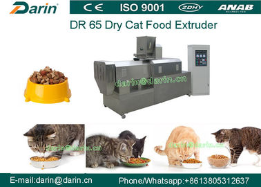 Tam Otomatik Kedi Yemi Çift Vidalı İşleme Hattı köpek gıda makinesi