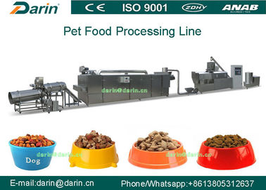 Çift Vidalı Pet Gıda Ekstrüder makinesi, köpek gıda üretimi için donatım