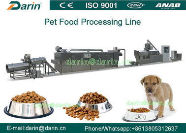 150kg / h - 500kg / h Buğday, pirinç, mısır için kuru hayvan köpek gıda yapma makinesi