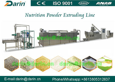 150kg / saat Besleyici Pirinç Toz Ekstrüzyon Makinesi İşleme Hattı