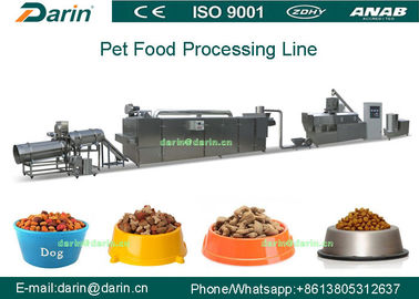 Kuru Pet Gıda Extruder işleme hattı / pet ekstruder makinesi