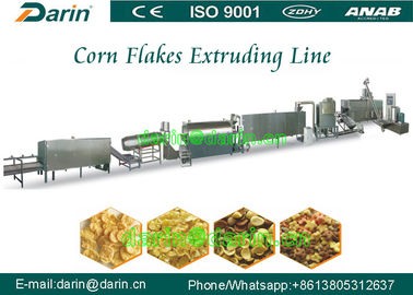 Rosted Nestle / Kelloggs Dökme Yulaf CE ISO9001 ile Tahıl Corn Flakes İşleme Hattı