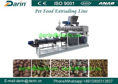 CE ve ISO9001 ile yüksek kapasiteli Soy Pedeyli Pet Gıda Extruder Makinesi