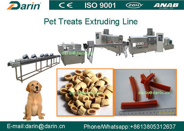 Köpek Dental Stick Pet Gıda Extruder ekipmanları / Pet Gıda İşleme Hattı