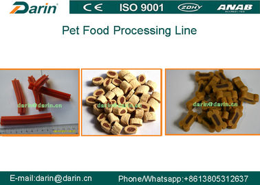 Köpek Dental Stick Pet Gıda Extruder ekipmanları / Pet Gıda İşleme Hattı