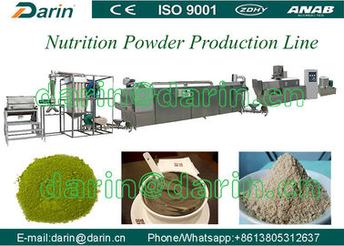 Çift vidalı ekstrüzyon besleme tozları Gıda Ekstrüzyon Makinesi 200-250 kg / s