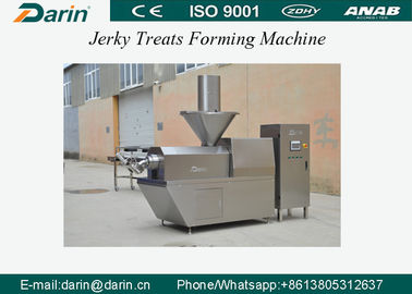 Otomatik Evcil Hayvan Atıştırması Jerky Treat Şekillendirme Makinesi / CE Sertifikalı Pet Gıda İşleme Hattı