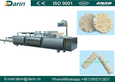 Şişirilmiş Snack Kavrulmuş Arpa Tahıl Bar Kalıp Makinesi SUS304 Malzeme