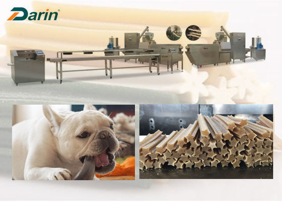 100KW PET Chews Üretim Hattı Pet Tedavi Makinesi Paslanmaz Çelik