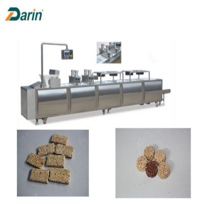 Broomcorn Tahıl Mısır Granola Bar Şekillendirme Makinesi 500kg / Saat