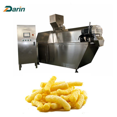 SS304 Peynir / Mısır Ekmek Ekstrüder Gıda Üretim Hattı / Makine