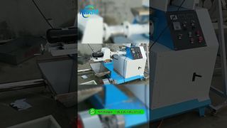 Fabrikamızda 40-150 kg/saat kuru tip köpek yemi pelet ekstruder hattı testi