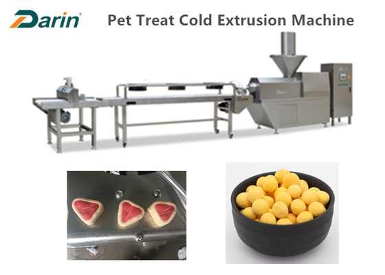 Jerky Dog Treat Machine Pet Food Extruder Hattı 300-500kg / Saat