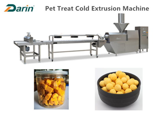 Jerky Dog Treat Machine Pet Food Extruder Hattı 300-500kg / Saat
