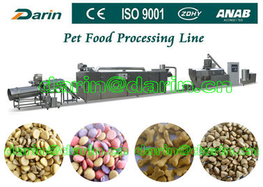150kg / h - 500kg / h Kuru evde beslenen köpek yemek yapma makinesi, köpek maması ekstruder