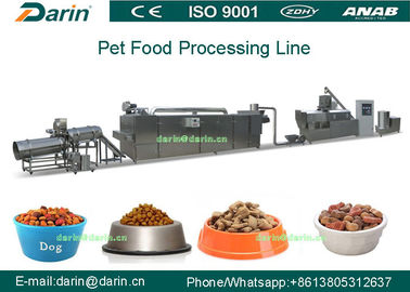 CE ile Profesyonel otomatik köpek Pet Gıda Extruder üretim hattı