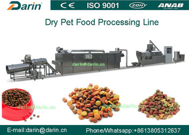 CE ve ISO9001 ile Yüksek Verimli Otomatik Pelet Pet Gıda Extruder Makinesi