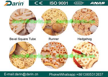 CE ISO9001 Onaylı 3D 2D Extruded kızartma snack gıda işleme hattı