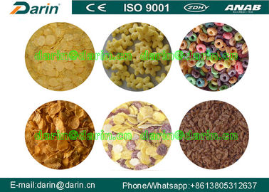 300 - 350kg / s Mısır Değirmenleri İşleme Hattı, puf atıştırma ekstrüzyon Makinesi