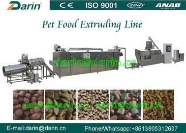 Köpek Hayvan Pet Gıda Extruder Üretim Mısır, soya, kemik unu için makine