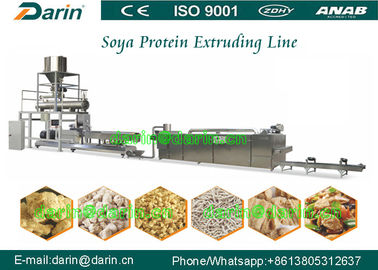 Soya dokulu protein Soya Extruder Makinesi, mısır gevreği makineleri