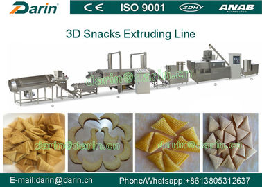 3d / 2D Pellet Snack Extruding Üretim Hattı / Makinası