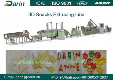3d / 2D Pellet Snack Extruding Üretim Hattı / Makinası