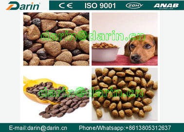 5300 x 1100 x 2300mm CE belgeli Köpek Besleme Kurutucu / Pet Gıda Ekstrüzyon Makinesi