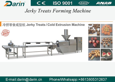 Soğuk Ekstrüde Köpek Jerky Snack Treat Machine, saatte 200-300kg kapasiteli Pet Gıda Makinası