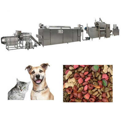 Yüzen Balık Beslenmesi Köpek Evcil hayvan beslenmesi ekstrüder üreticileri 250kg/H İngilizce Kılavuz CE & ISO Sertifikası