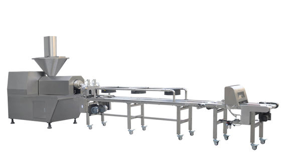 Köpek Maması Yumuşak Çiğneme Atıştırmalıkları İçin Düşük Gürültülü Soğuk Evcil Hayvan Gıda Extruder Makinesi
