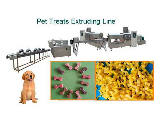 Ücretsiz Tahıl Bacon Sarsıntılı Davranır Pet Gıda Ekstruder Köpek Aperatifler Ekstrüzyon Hattı Sticks