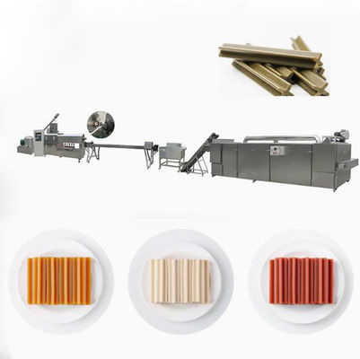 Yarı Nemli Köpek Yiyeceği Ekstrüzörü / Atıştırmalık / Çiğnemeler için