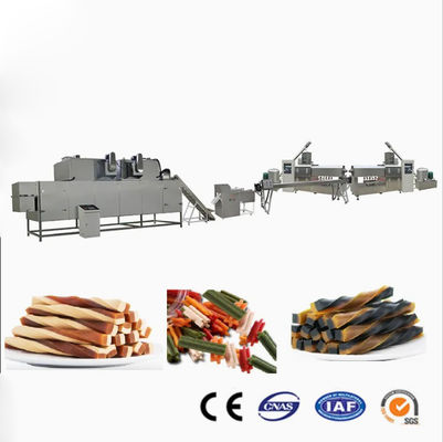 Yarı Nemli Köpek Yiyeceği Ekstrüzörü / Atıştırmalık / Çiğnemeler için