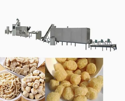 Tekstürlü Soya Ekstrüder Makine İşleme Liniyası CE onaylı 150kg/saat