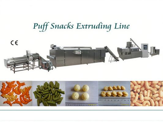 Arpa buğday pirinç puff extruder Makine Gıda işleme hattı
