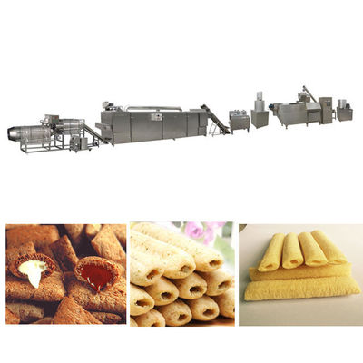 Sıcak Satış Çekirdek Dolum Snack Bar Puf Snack Ekstrüzyon Hattı