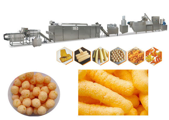 70kw 3 Faz 150kg / H Paslanmaz Çelik Puf Snack Makinesi