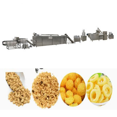 SS304 Peynir / Mısır Ekmek Ekstrüder Gıda Üretim Hattı / Makine