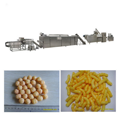 SS304 Peynir / Mısır Ekmek Ekstrüder Gıda Üretim Hattı / Makine
