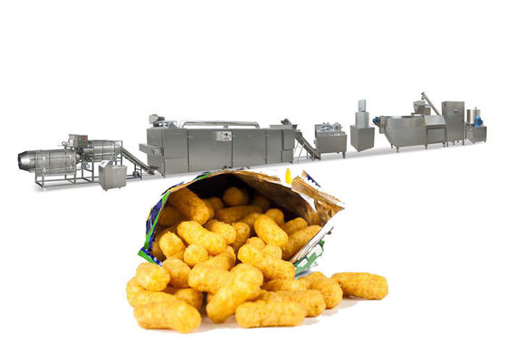 İngilizce Sürüm CE Genişletilmiş Mısır Puf Snack Makinesi 12 Ay Garanti