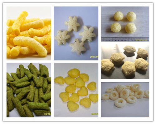 SS304 Otomatik Peynir Puf Snack Makinesi 380v 50Hz 3 Faz Ayarlanabilir Gerilim