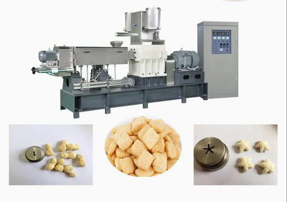 Çekirdek doldurma, atıştırmalık ekstruder makinesiyle doğrudan doğruya puf ekstrüzyon makinesi