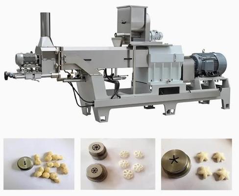 Buğday, pirinç için Snack Corn Puff Extruder Makinesi / kabarık tahıl makinesi