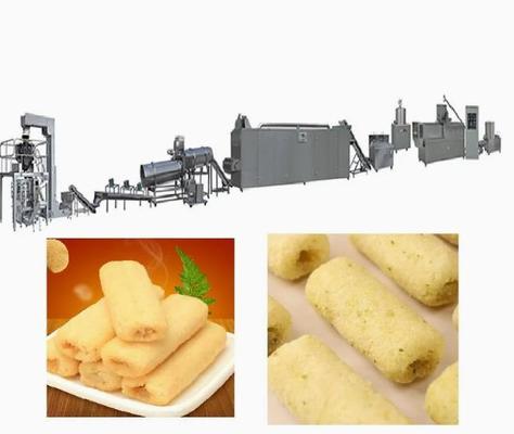 Düşük yakıt tüketimi Snacks Food Puff Extruder Makinesi / puf maker makinesi