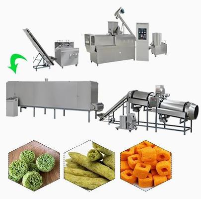 SS304 Mısır Çipleri Yapma Makinesi / Puff Ekstrüder Makinesi 2150 * 1500 * 2300