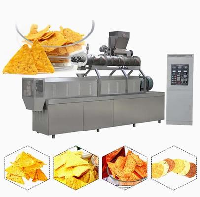 Saat Başına 120kg Mısır püresi atıştırmalık makinesi / şişirilmiş mısır aperatif üretim hattı