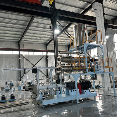 Otomatik Yüksek Verimli Evcil Hayvan Maması Balık Yemi Ekstrüder Makinesi Paslanmaz Çelik