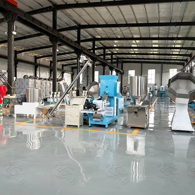 150-200kg / saat Pet Gıda Ekstrüzyon Makinesi, balık yemi ekstruder makinesi