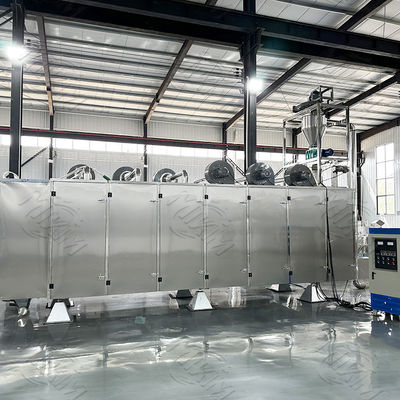 Çift vidalı evcil hayvan besinleri ekstrüzörü 2 - 5 ton köpek besini işleme malzemesi